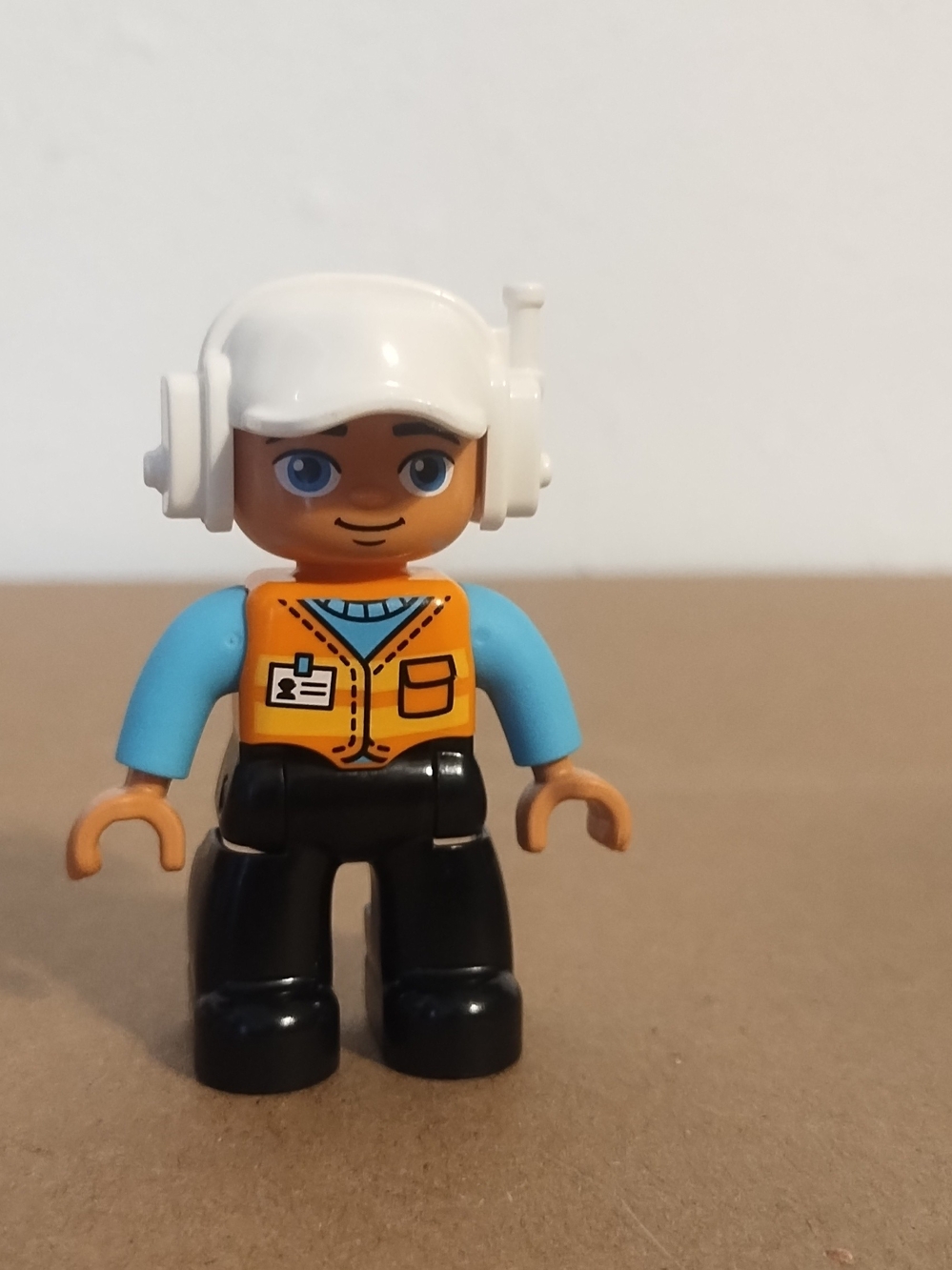 Lego Duplo Male Tower Crane Construction Figure  Minifigure